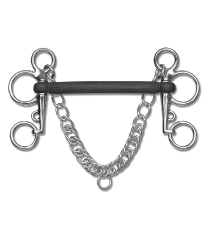 Waldhausen - Rubber Pelham rigid bar, LZ: 5cm, T: 15mm, W: