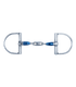 Waldhausen - D-Ring Gebiss SI double broken, R: 7,5 cm, T: