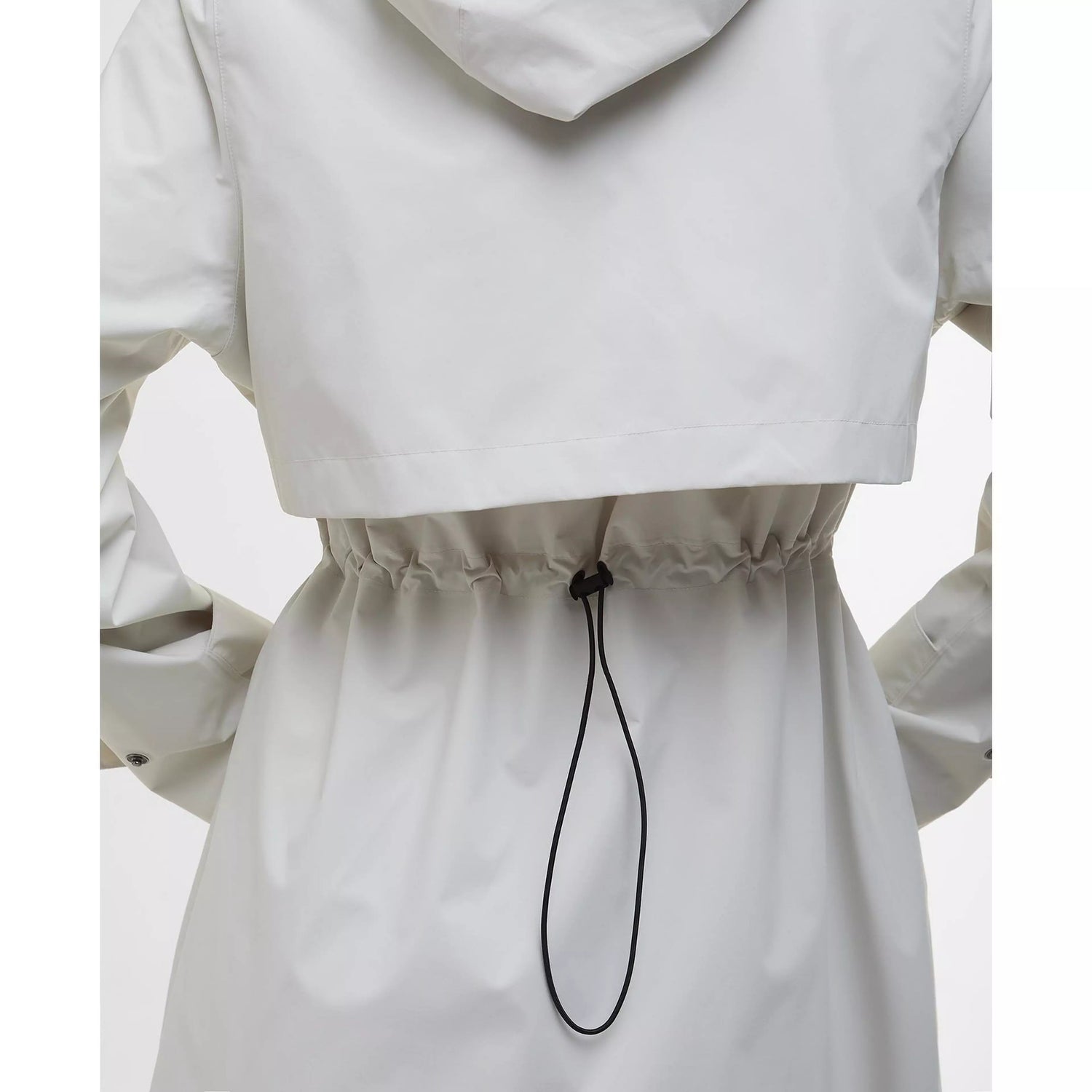 Barbour Kyra Longline Regnjakke – Creme