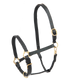 STAR - Leather Halter, black