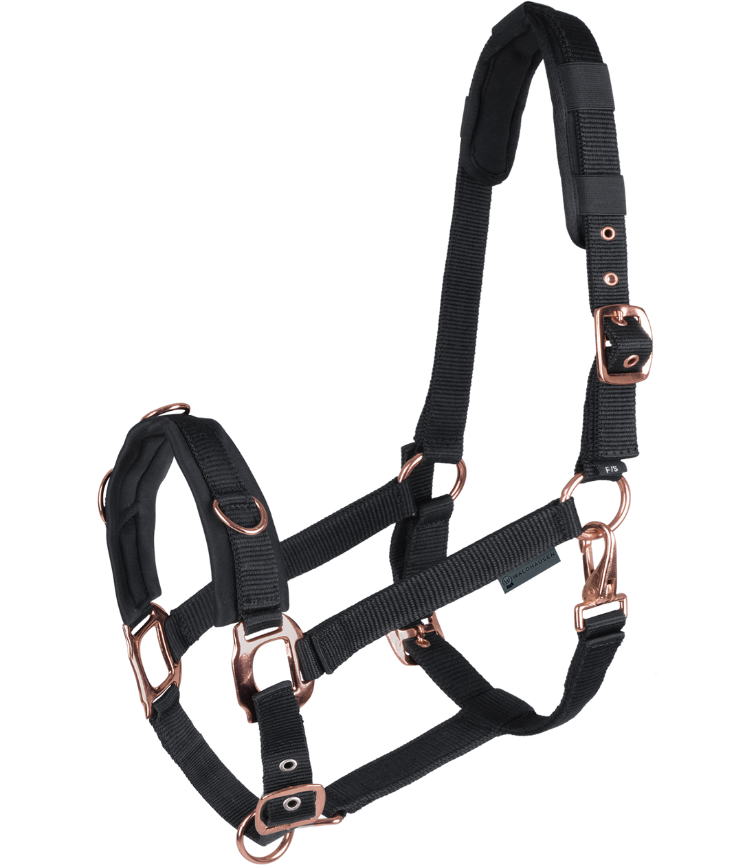 Waldhausen - Cavesson Rosé, black