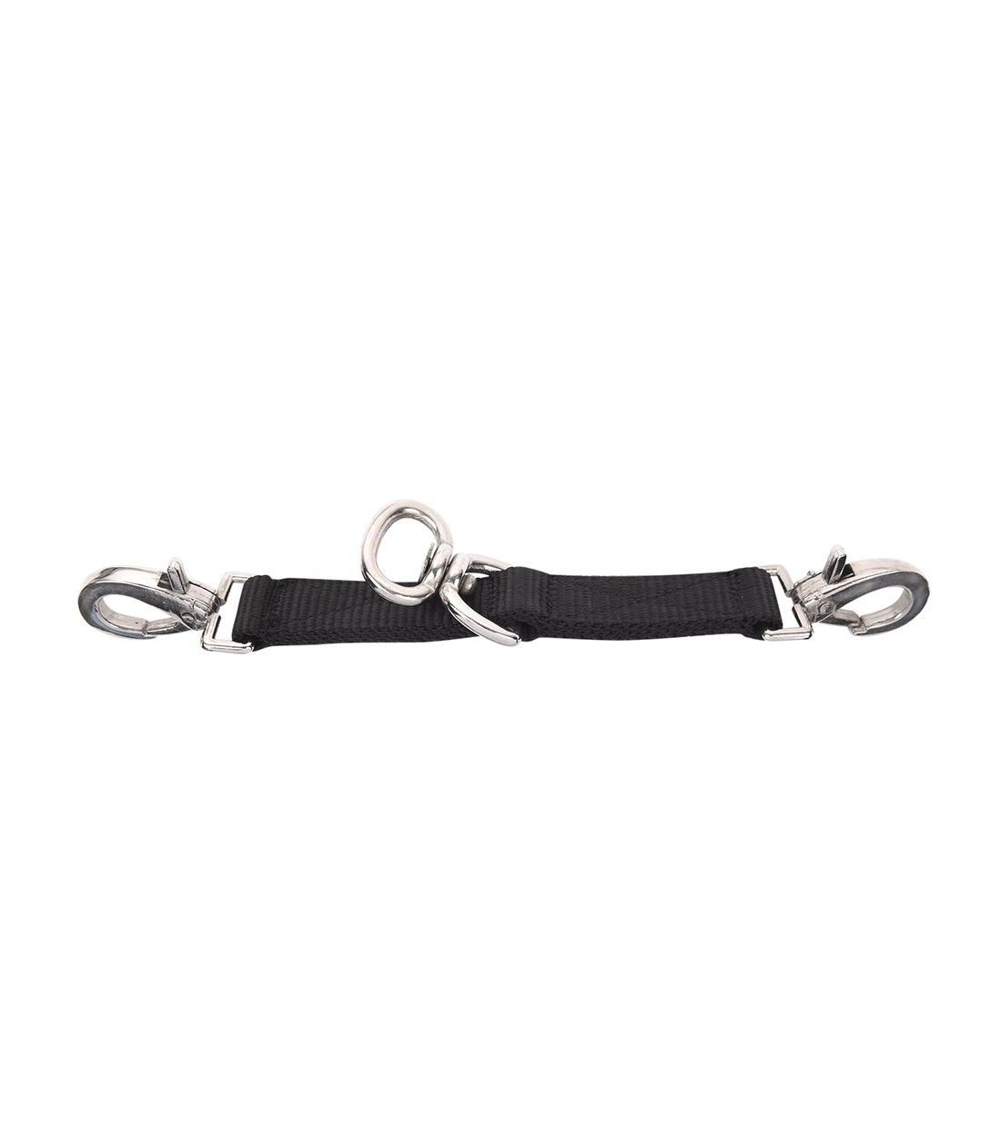 Waldhausen - Lunge-Coupling with curl, black, 18 cm