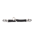 Waldhausen - Lunge-Coupling with curl, black, 18 cm