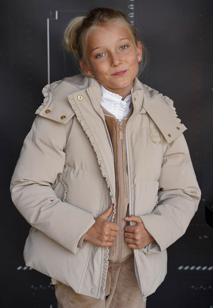 Joline - Vinter jakke/vest, beige