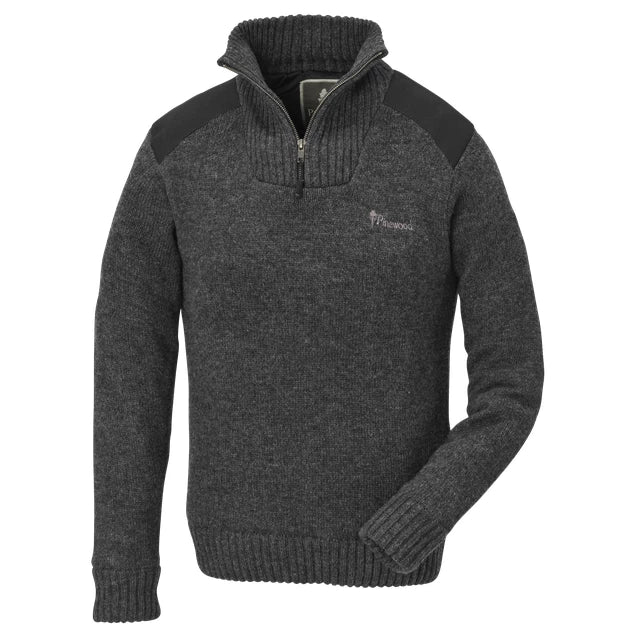 Pinewood - Sweater, Hurricane, Dame, Grey mel.