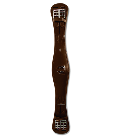 Waldhausen - X-Line Leather Short Girth with ring, brown, 75 cm