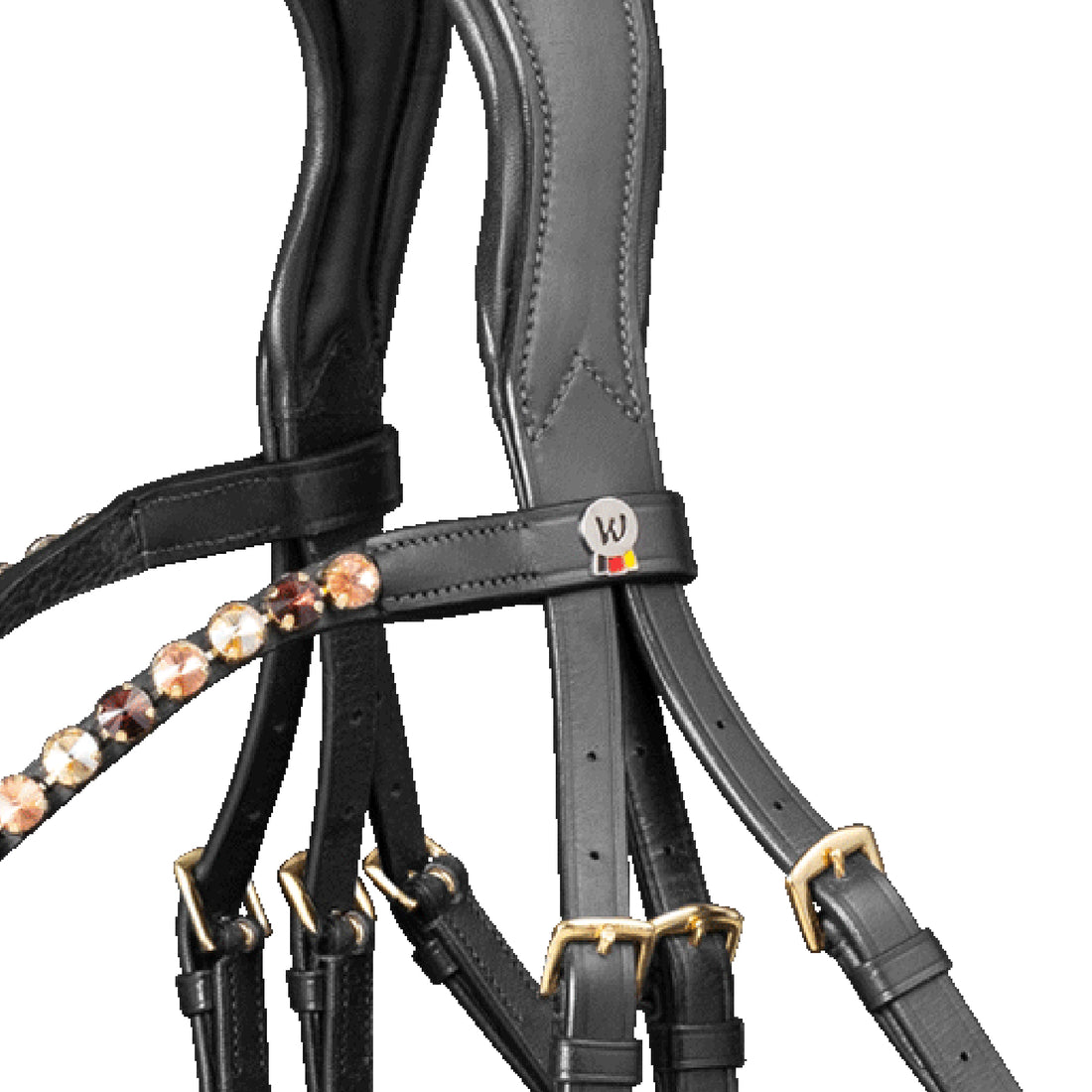 Waldhausen - Bridle X-Line Goldheart, pullback comb.