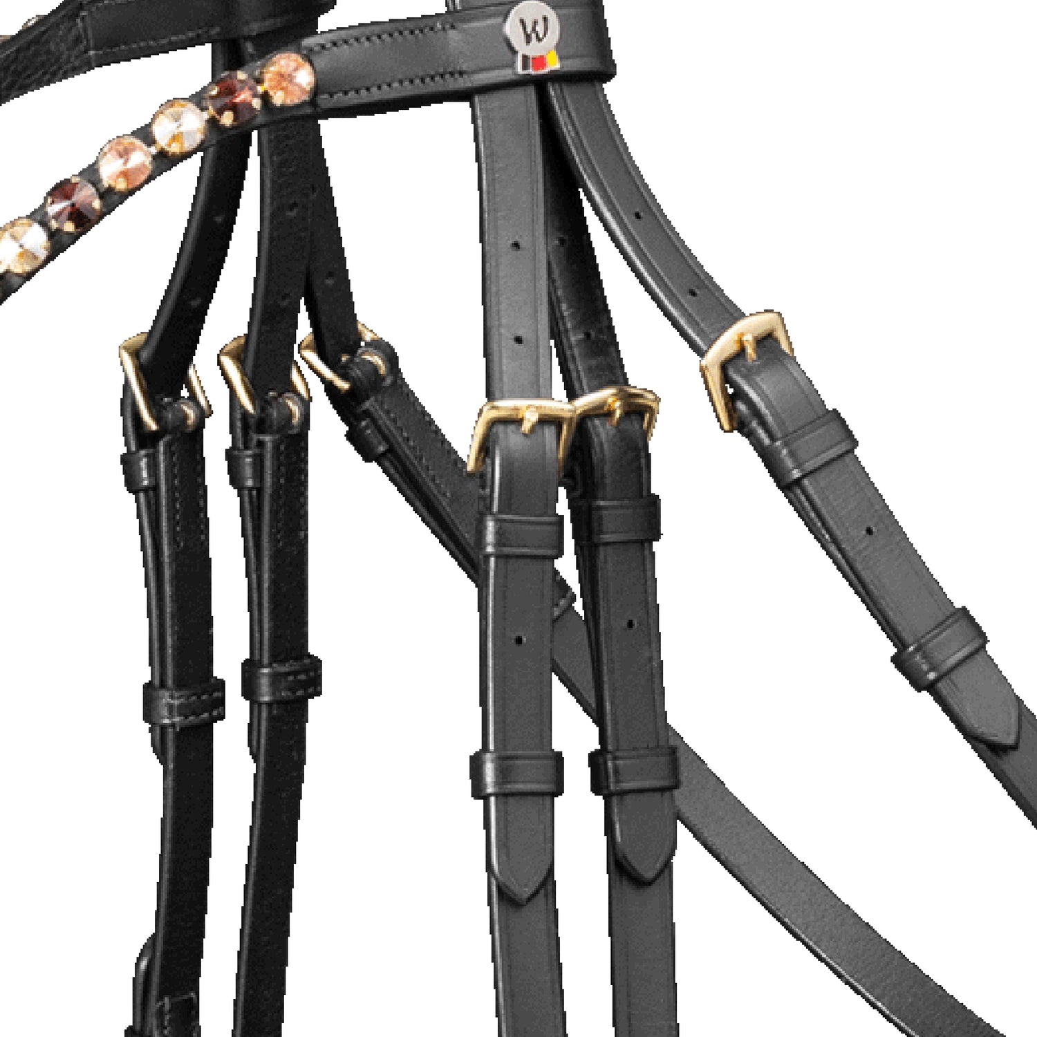 Waldhausen - Bridle X-Line Goldheart, pullback comb.