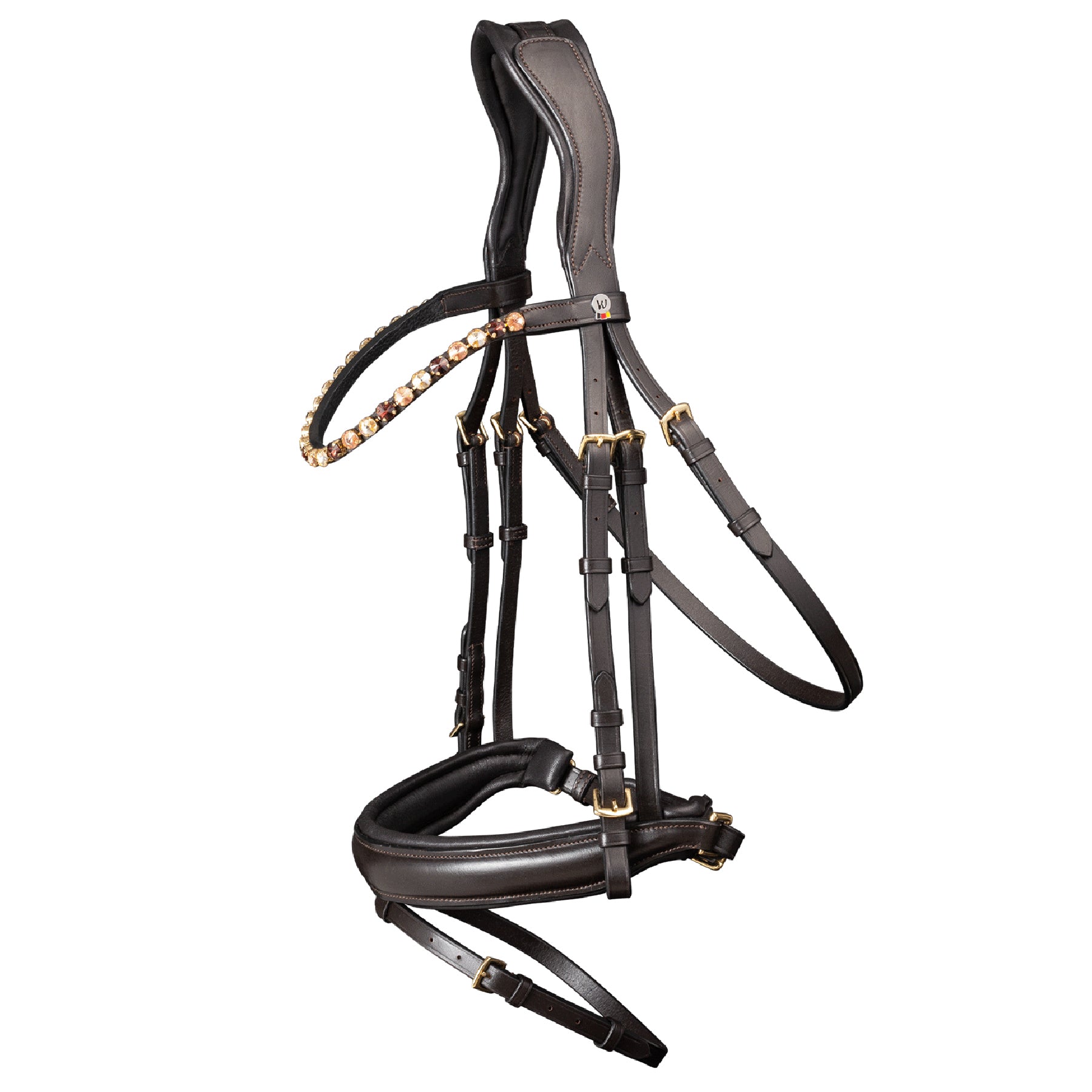 Waldhausen - Bridle X-Line Goldheart, pullback comb.