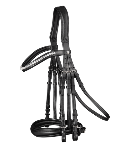 Waldhausen - Weymouth Bridle X-Line Supersoft, pullback, black