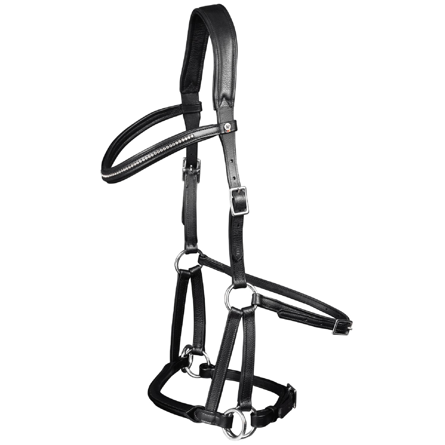 Waldhausen - Bitless bridle Supersoft Nuova, X-Line, black