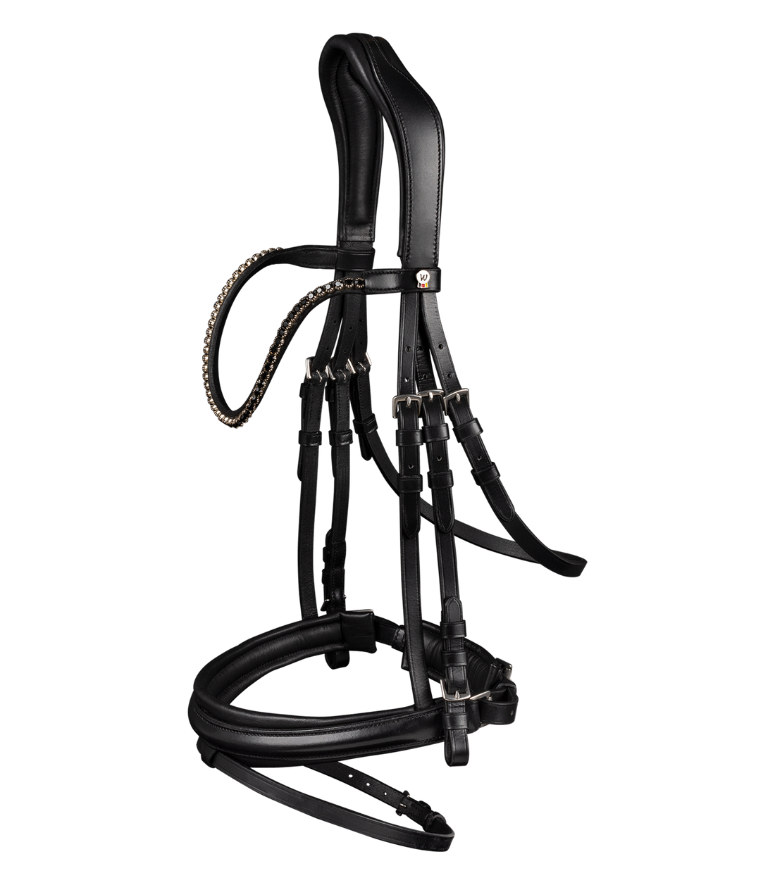 Waldhausen - Bridle X-Line Favourite, pullback noseband, black