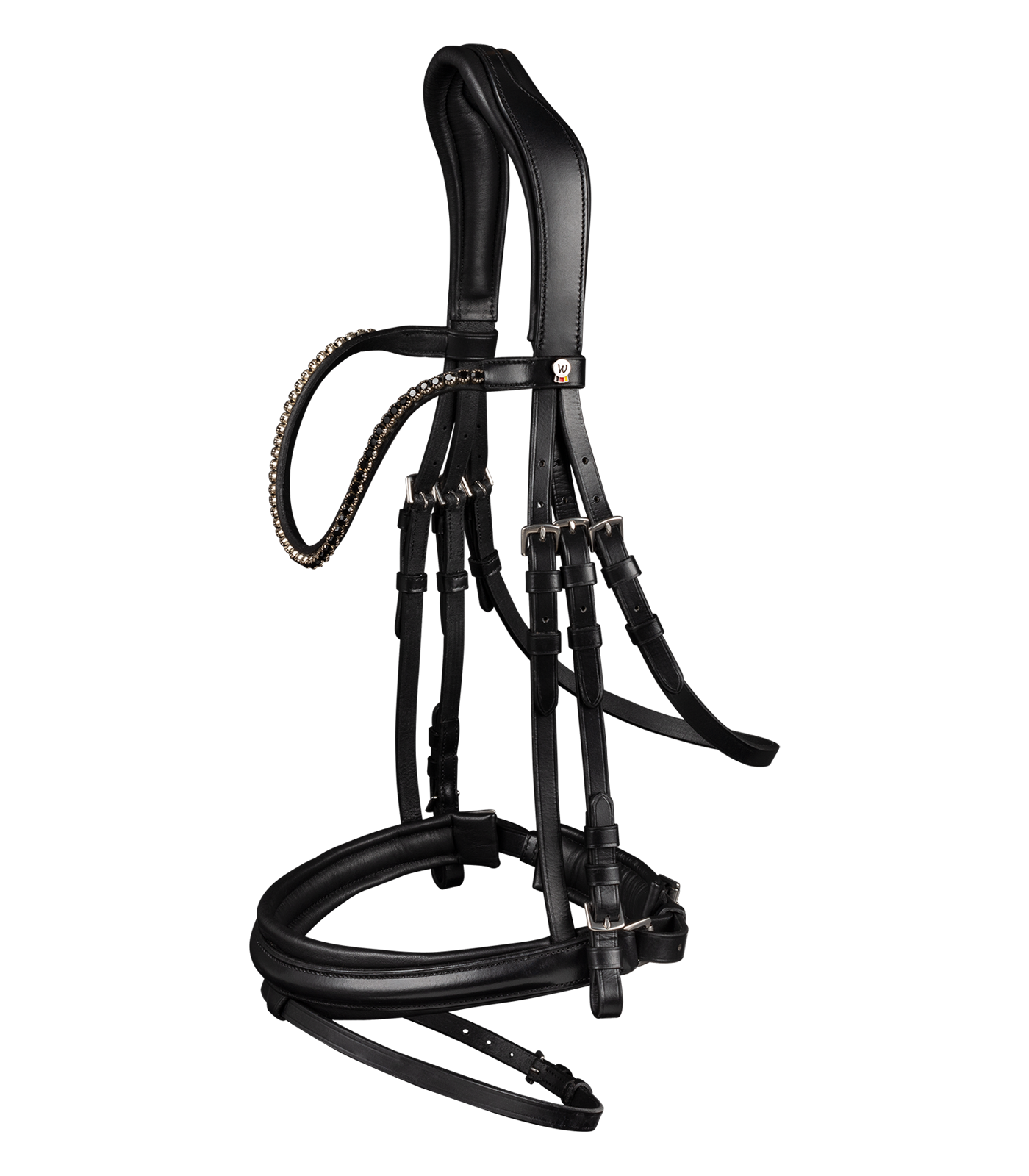 Waldhausen - Bridle X-Line Favourite, pullback noseband, black