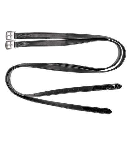 Waldhausen - Leather Stirrups Croco, X-Line, black