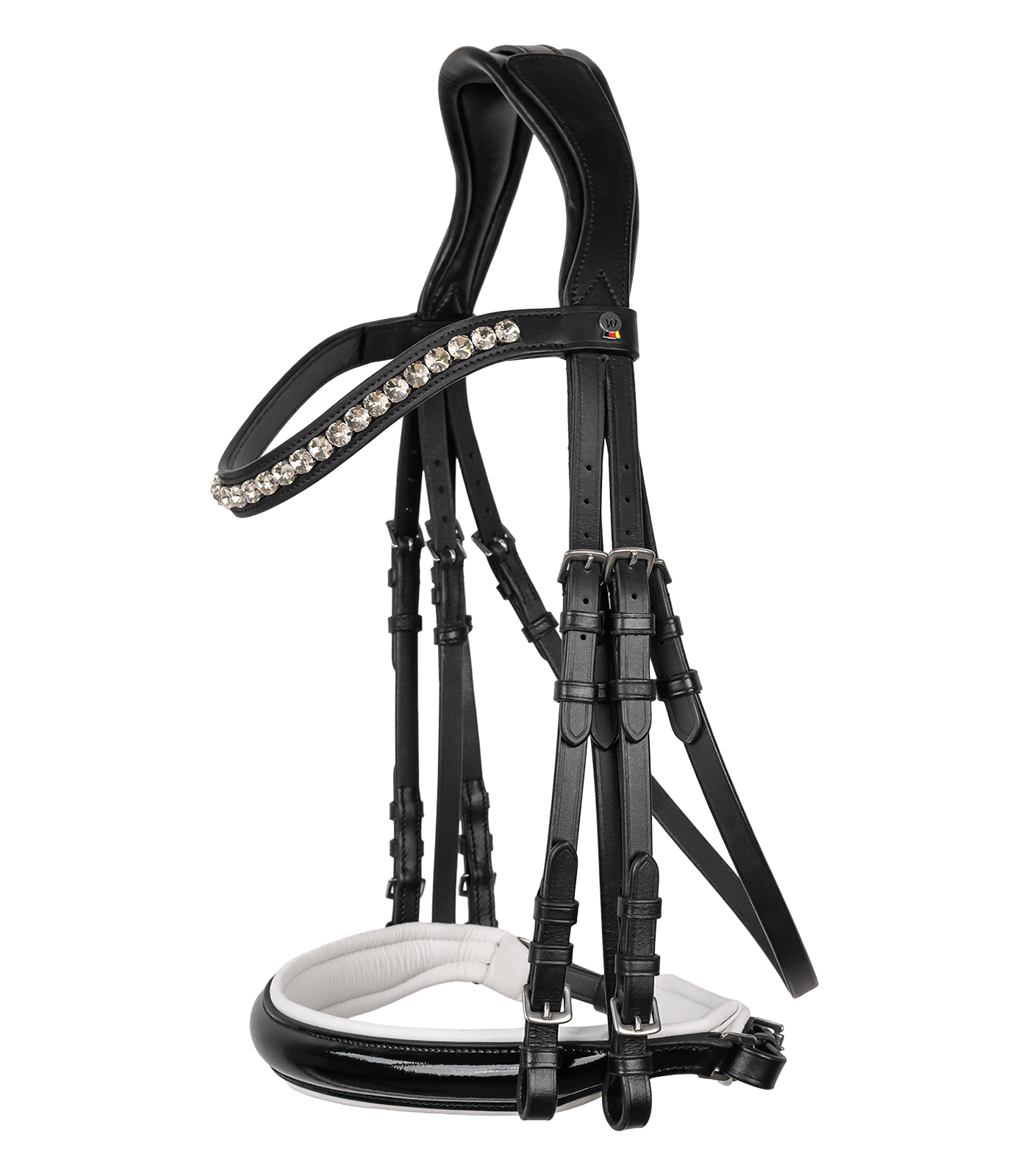 Waldhausen - Weymouth bridle Evermore, pullback black/white