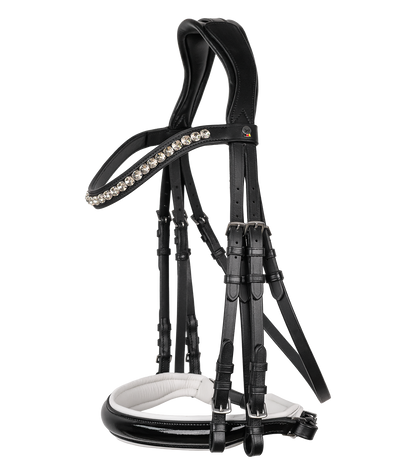 Waldhausen - Weymouth bridle Evermore, pullback black/white