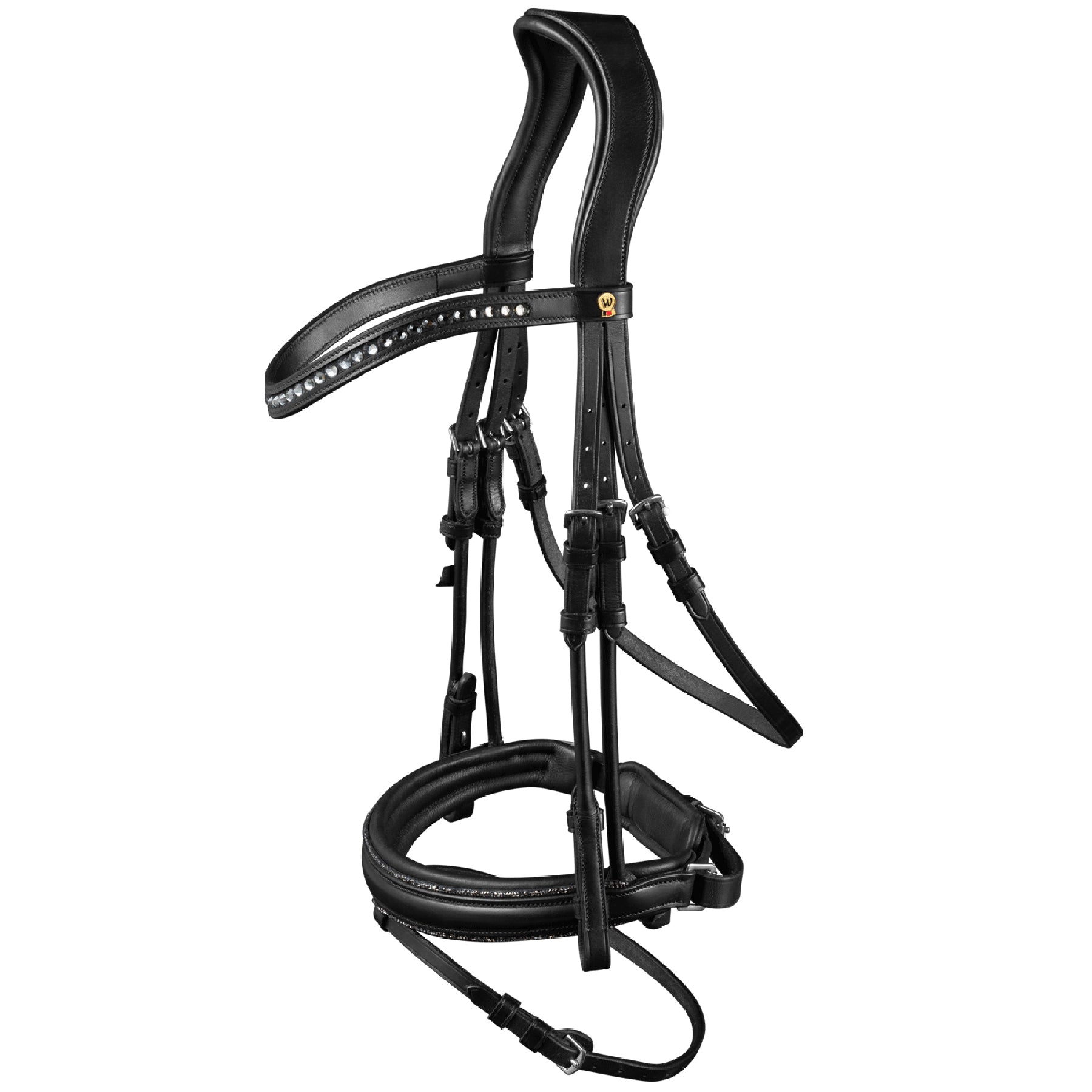 Waldhausen - bridle S-Line Glamour, pullback, black