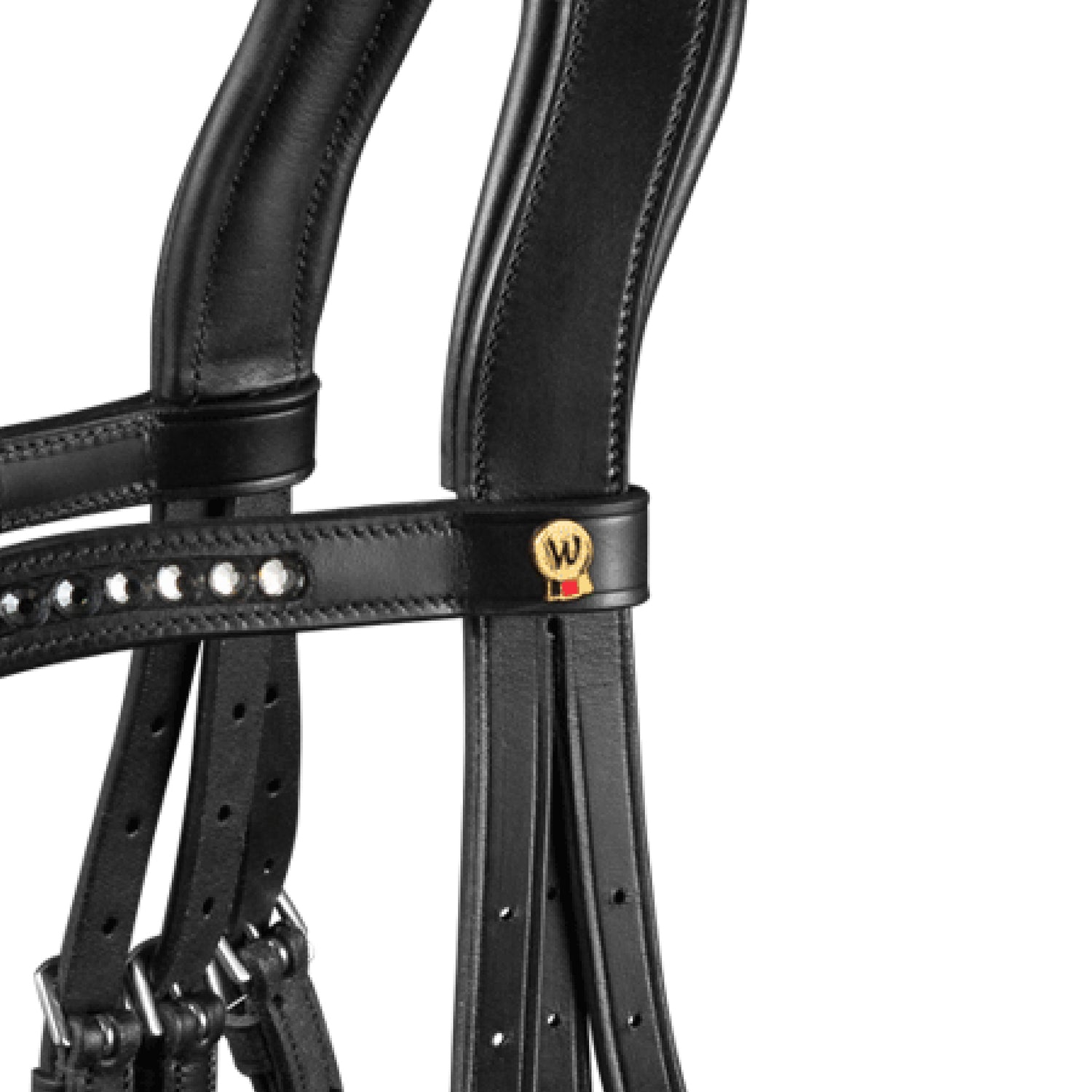 Waldhausen - bridle S-Line Glamour, pullback, black