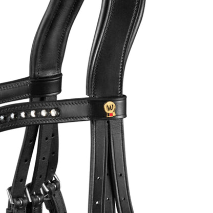Waldhausen - bridle S-Line Glamour, pullback, black