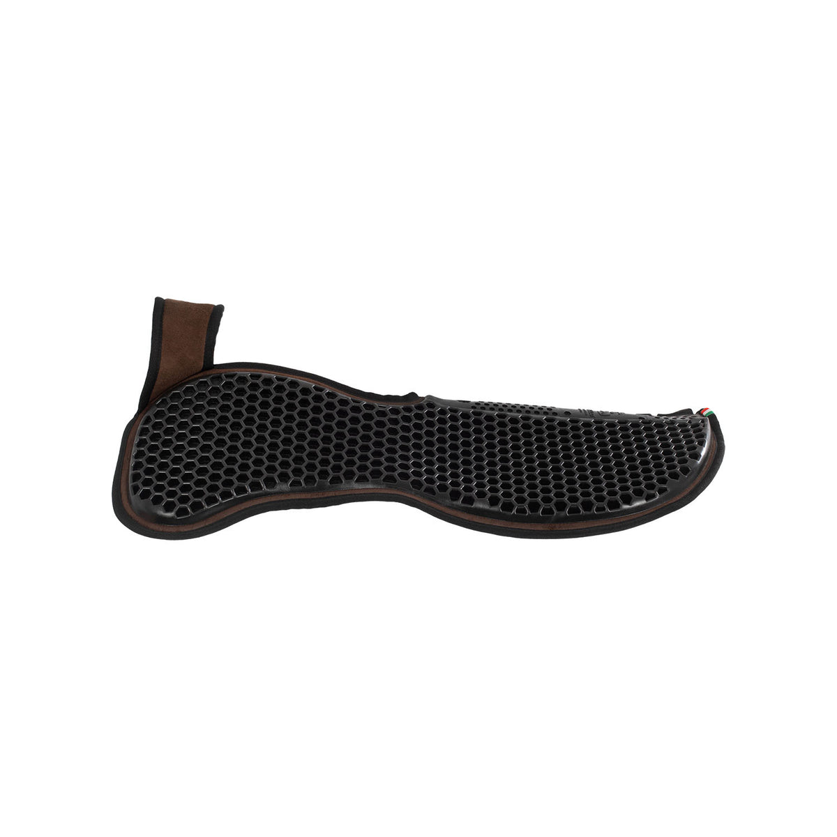 Acavallo - Underlag, Slim pad, manke-fri, ruskind, Hexagonal gel, flat