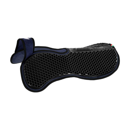 Acavallo - Underlag, Slim pad, manke-fri, ruskind, Hexagonal gel, flat