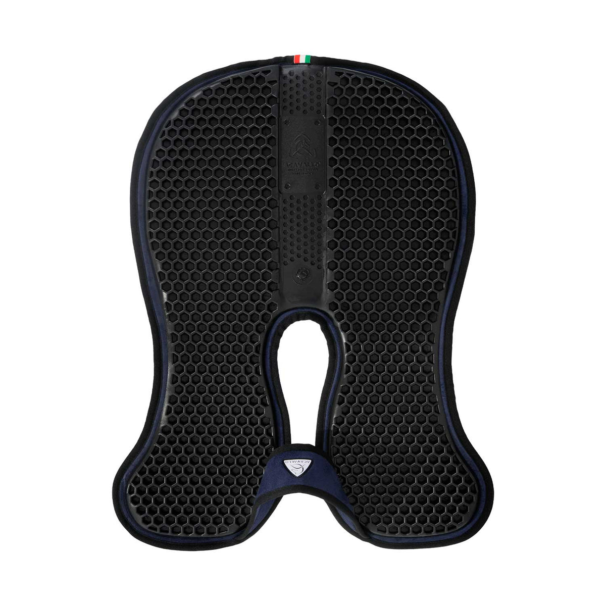 Acavallo - Underlag, Slim pad, manke-fri, ruskind, Hexagonal gel, flat