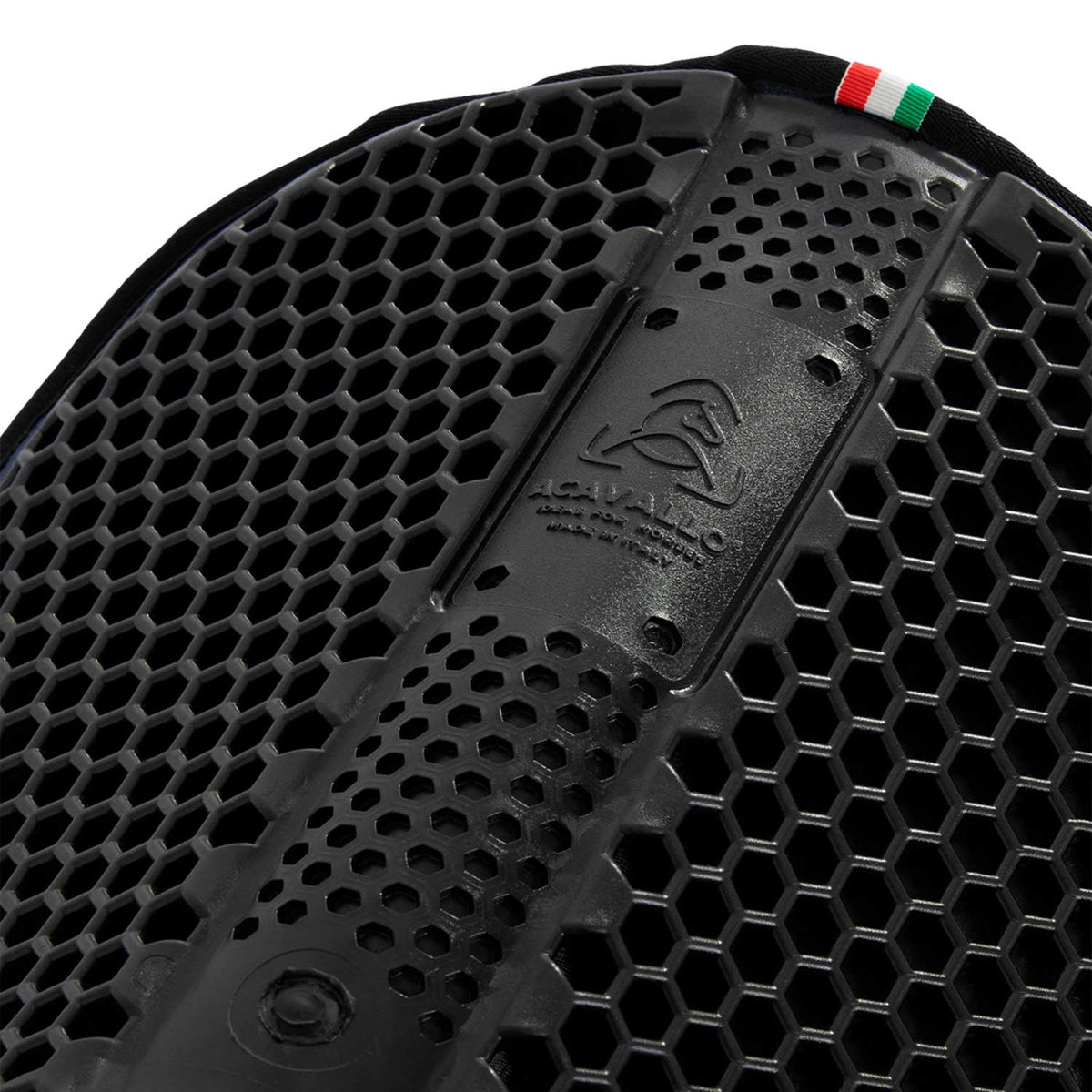 Acavallo - Underlag, Slim pad, manke-fri, ruskind, Hexagonal gel, flat