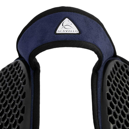 Acavallo - Underlag, Slim pad, manke-fri, ruskind, Hexagonal gel, flat