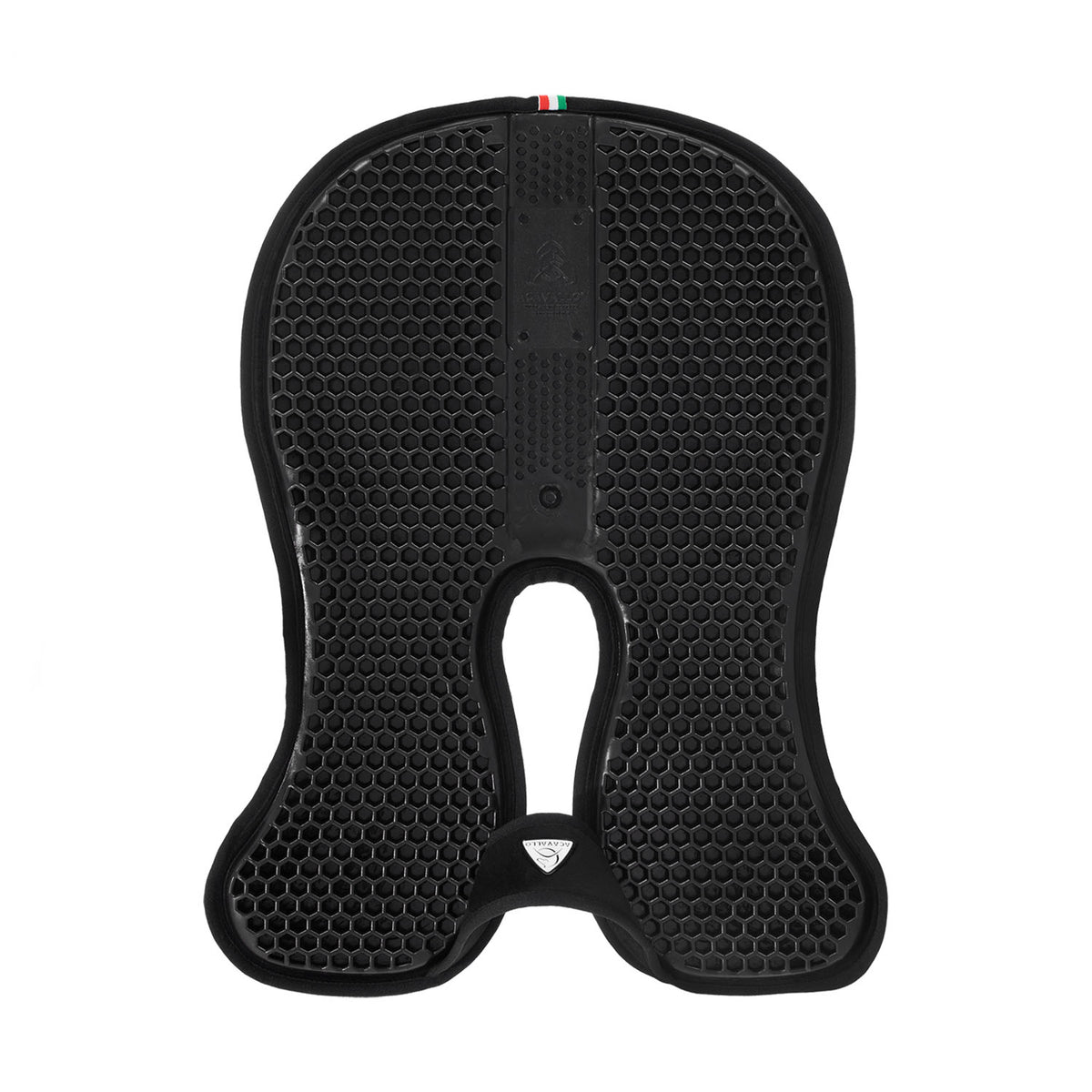 Acavallo - Underlag, Slim pad, manke-fri, ruskind, Hexagonal gel, flat