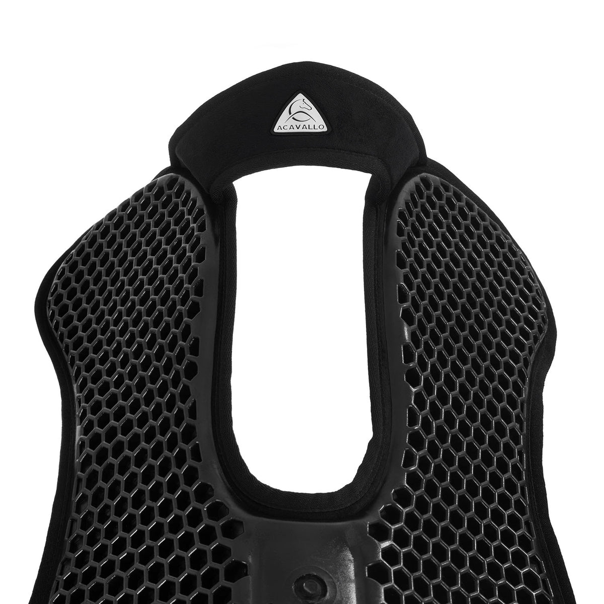 Acavallo - Underlag, Slim pad, manke-fri, ruskind, Hexagonal gel, flat