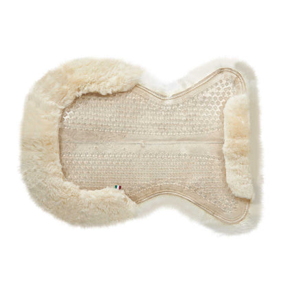 Acavallo - Underlag, gel, Massage-S, lammeskind, flat