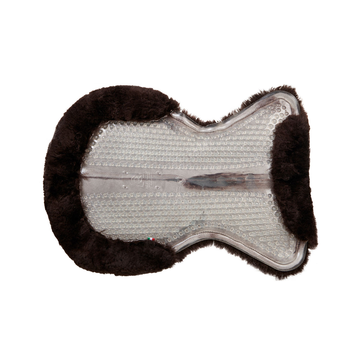 Acavallo - Underlag, gel, Massage-S, lammeskind, flat