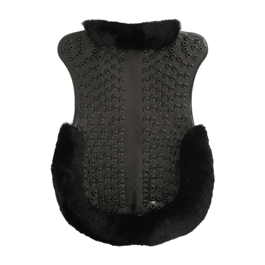 Acavallo - Underlag, gel, Massage, cut-out lammeskind, front &amp; back riser