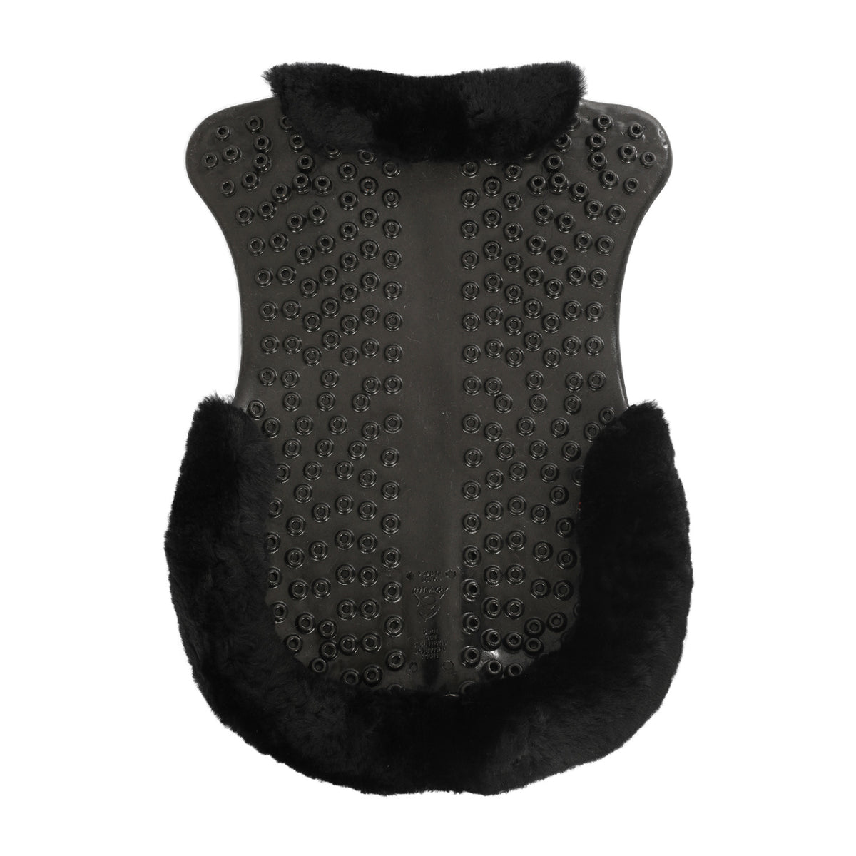 Acavallo - Underlag, gel, Massage, cut-out lammeskind, front &amp; back riser