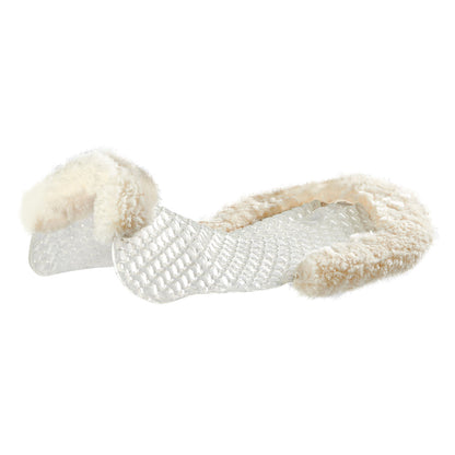 Acavallo - Underlag, gel, Respira Air Release, cut-out lammeskind, back riser