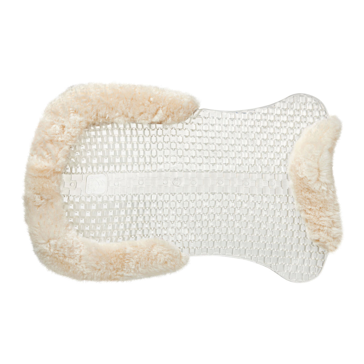 Acavallo - Underlag, gel, Respira Air Release, cut-out lammeskind, back riser