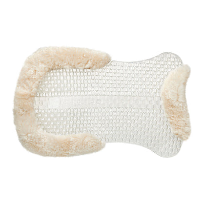 Acavallo - Underlag, gel, Respira Air Release, cut-out lammeskind, back riser