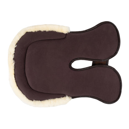 Acavallo - Underlag, memory foam, manke-fri, ruskind, lammeskind bag, Hexagonal gel, front riser