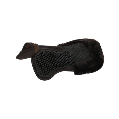 Acavallo - Underlag, memory foam, manke-fri, ruskind, lammeskind bag, Hexagonal gel, front riser
