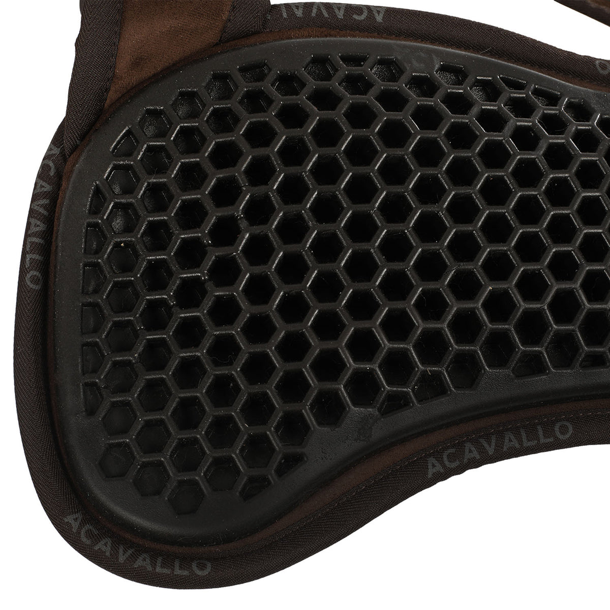 Acavallo - Underlag, memory foam, manke-fri, ruskind, lammeskind bag, Hexagonal gel, front riser