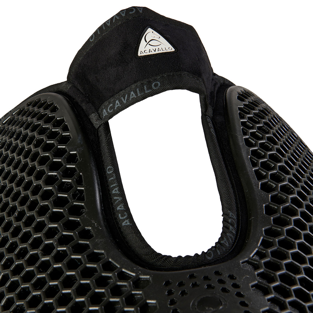 Acavallo - Underlag, memory foam, manke-fri, ruskind, lammeskind bag, Hexagonal gel, front riser