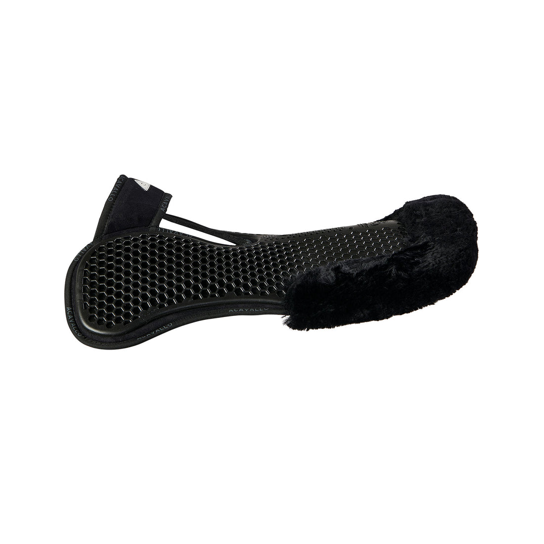 Acavallo - Underlag, memory foam, manke-fri, ruskind, lammeskind bag, Hexagonal gel, front riser