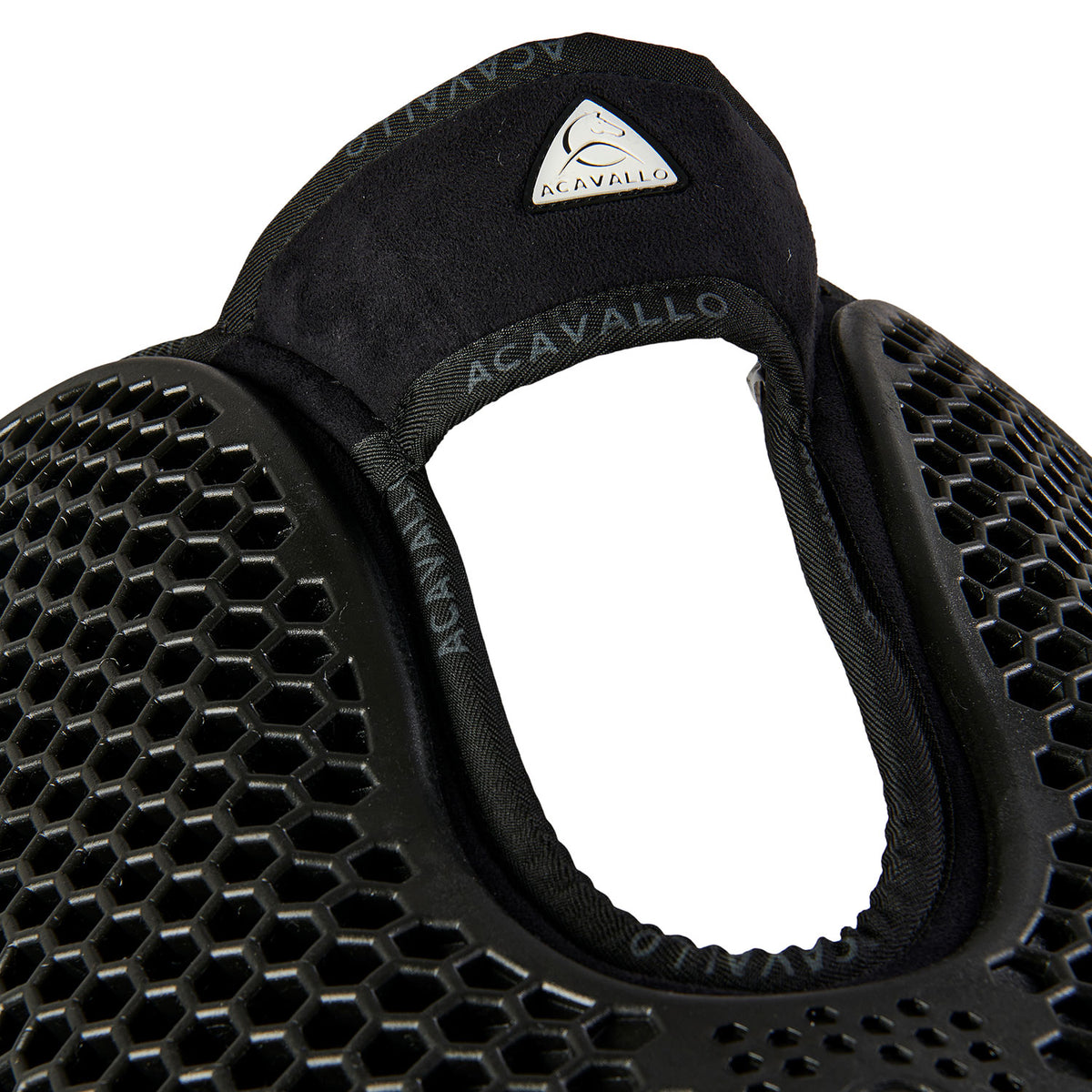 Acavallo - Underlag, memory foam, manke-fri, ruskind, lammeskind bag, Hexagonal gel, front riser