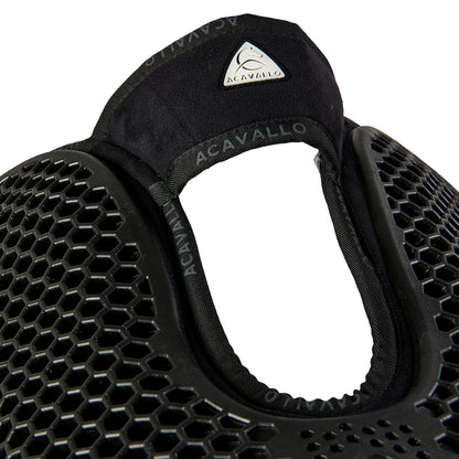 Acavallo - Underlag, memory foam, manke-fri, ruskind, lammeskind bag, Hexagonal gel, front riser