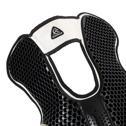 Acavallo - Underlag, Slim pad, manke-fri, ruskind, lammeskind bag, Hexagonal gel, flat