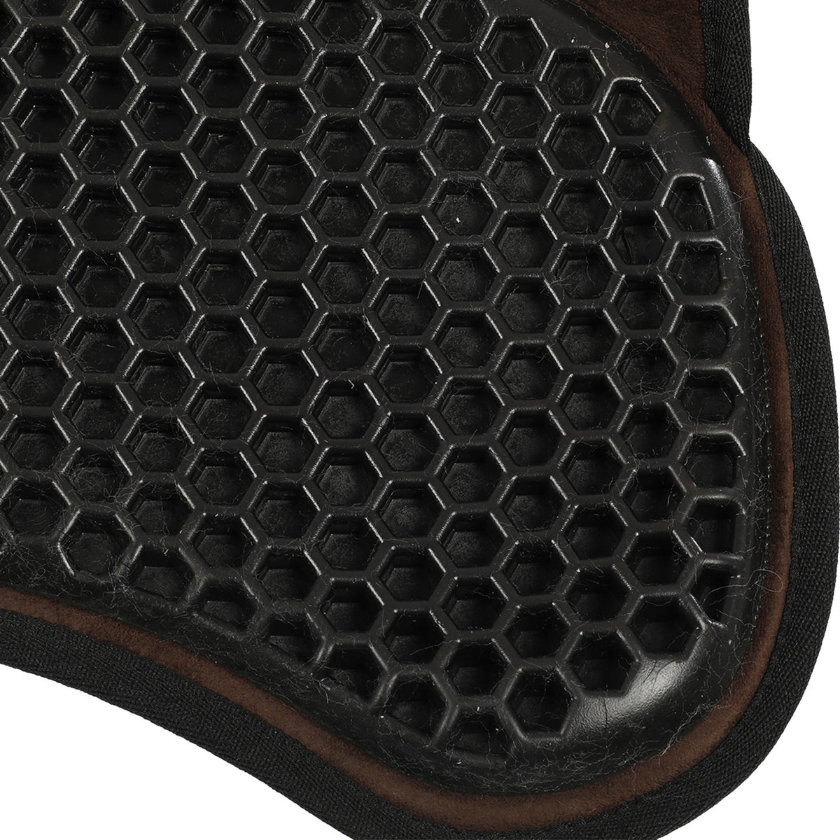 Acavallo - Underlag, Slim pad, manke-fri, ruskind, lammeskind bag, Hexagonal gel, flat