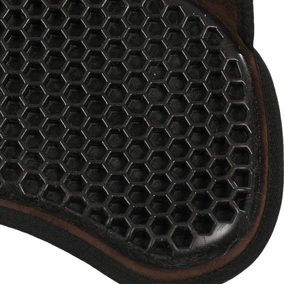 Acavallo - Underlag, Slim pad, manke-fri, ruskind, lammeskind bag, Hexagonal gel, flat