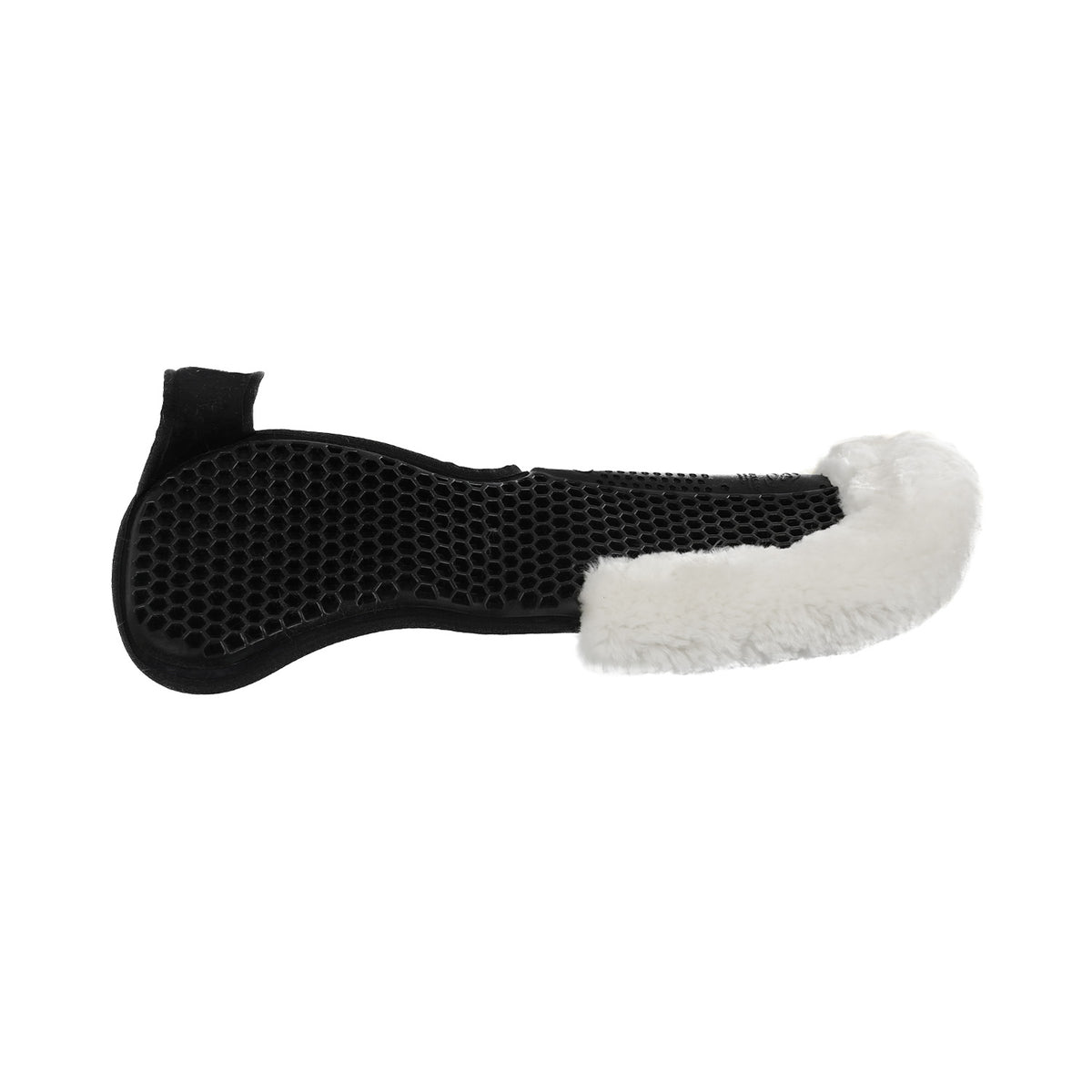 Acavallo - Underlag, Slim pad, manke-fri, ruskind, lammeskind bag, Hexagonal gel, flat