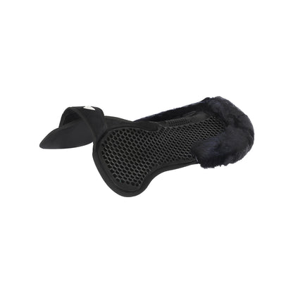Acavallo - Underlag, Slim pad, manke-fri, ruskind, lammeskind bag, Hexagonal gel, flat