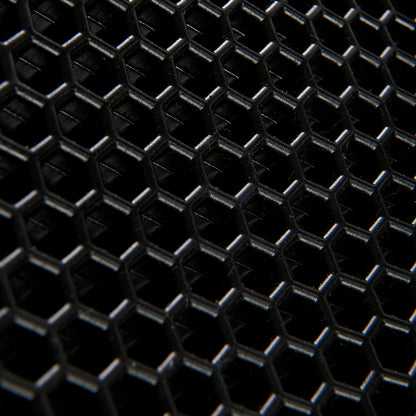 Acavallo - Underlag, memory foam, manke-fri, ruskind, lammeskind bag, Hexagonal gel, flat
